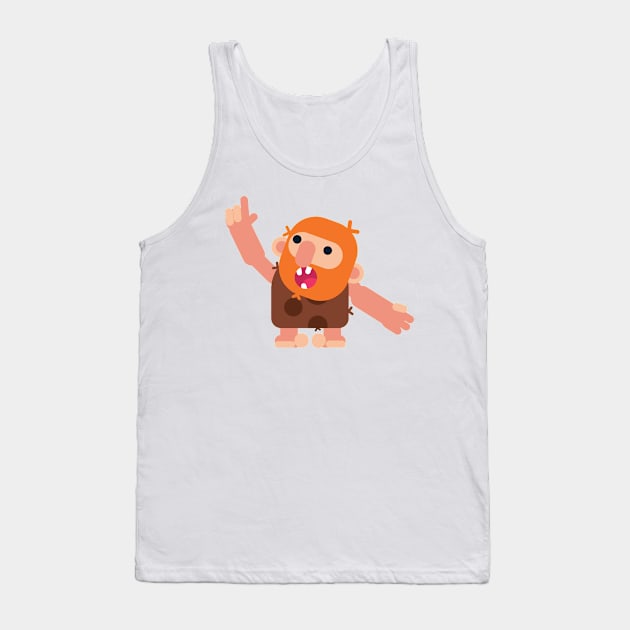 Just the Caveman Oovan Tank Top by Dmytro